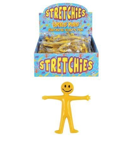 8 x Smile Glibber - Männchen┃ Knetmännchen ┃Dehn- und Streckbar ┃ Kindergeburtstag Mitgebsel