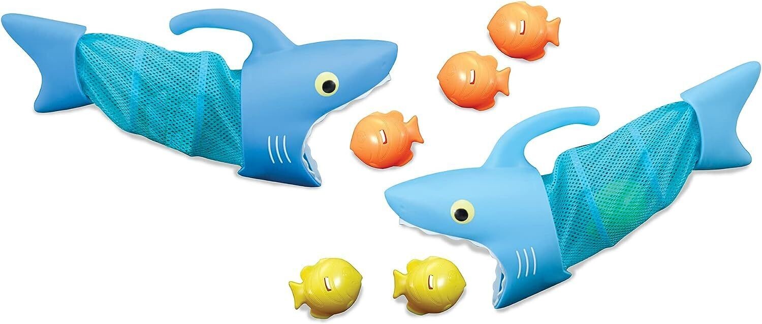 Melissa & Doug Sunny Patch Poolspielzeug Fischjagd mit dem Hai, 1 Stück