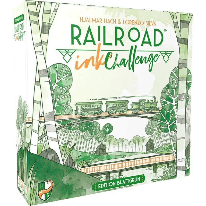 Railroad Ink Challenge: Edition Sonnengelb -Deutsch - Würfelspiel ,Spieleranzahl: 1-4, Spieldauer: 30 Minuten,Alter: ab 8 Jahre, Sprache: DE. 1 Stück