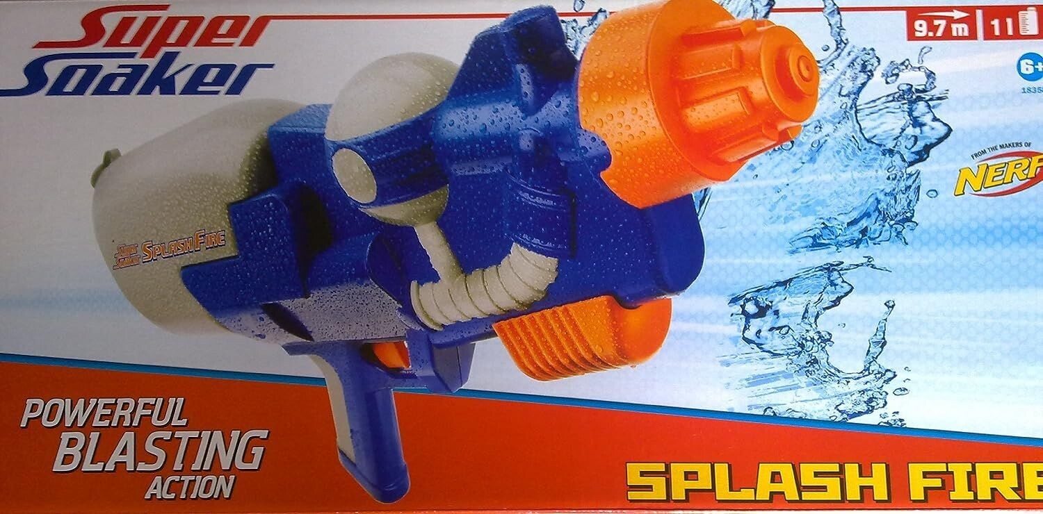 Hasbro super soaker SPLASH FIRE, Wasserblaster - Wasserpistole