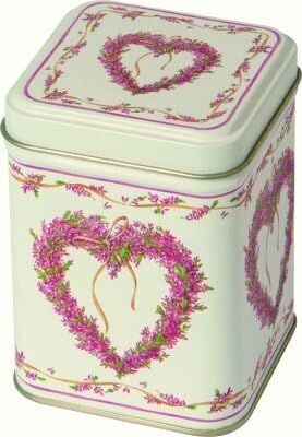 Dose Herz - Teedose ca 10,5 cm Süßes Landhaus - Sweet Country Home -  IHR Ideal Home Range, 1 Stück