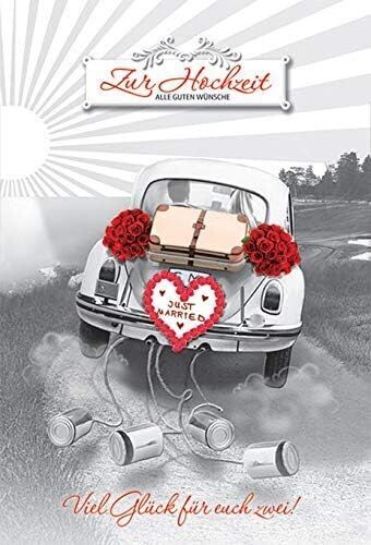 Grußkarte Glückwunschkarte Hochzeit Karte Glückwünsche Heirat