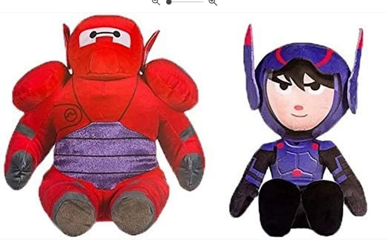 BAYMAX rot und Hiro , 2er Set Plüsch ca 27cm , Big Hero 6, Kuscheltier , Sammelfigur