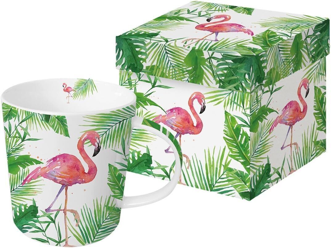 PPD Tropical Flamingo Trend Kaffeebecher, Kaffeetasse, Kaffee Becher