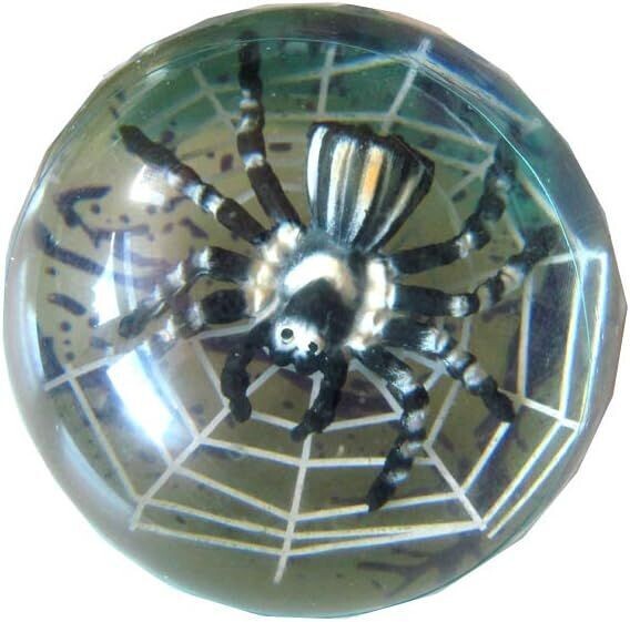 Flummi Spinne Ball ca. 45mm sortiert Springbälle Flummy, Gummiball, Springbälle als Party - Mitgebsel
