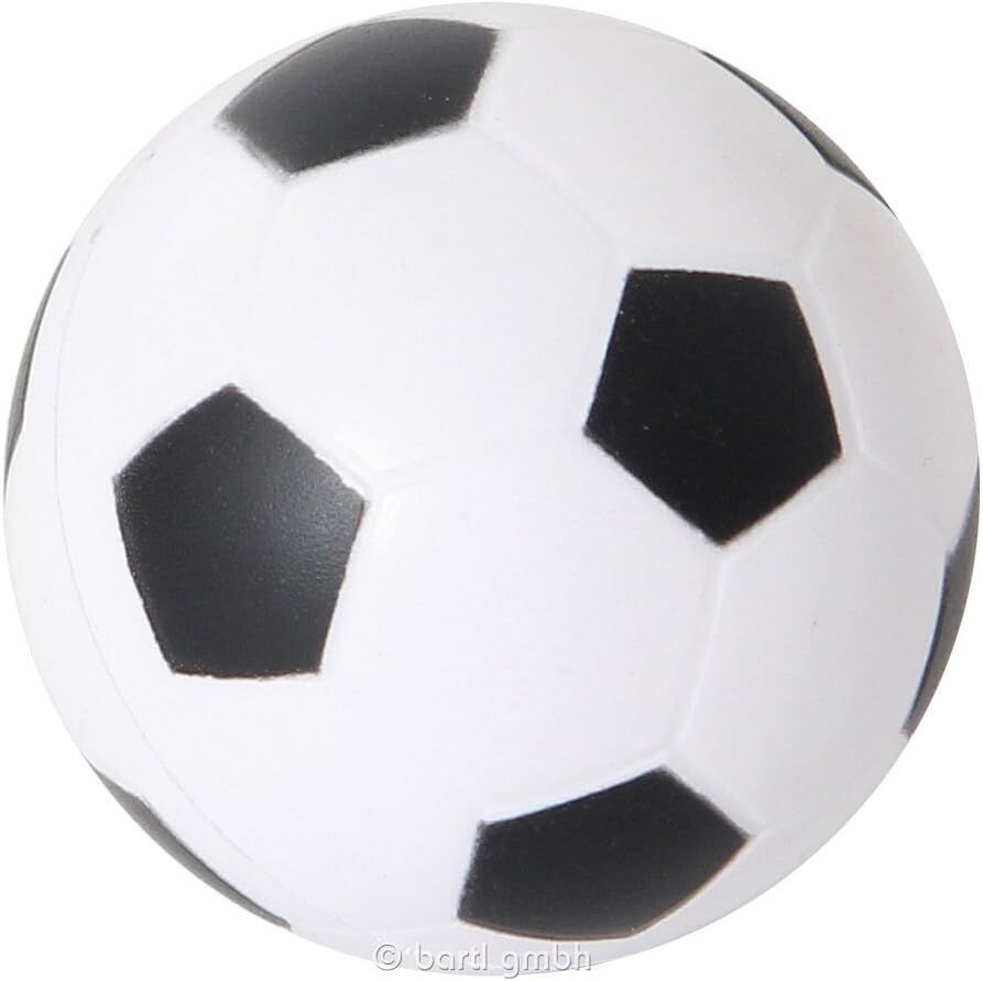 Knautsch-Fußball 7cm , Knautschball Ball, 1 Stück