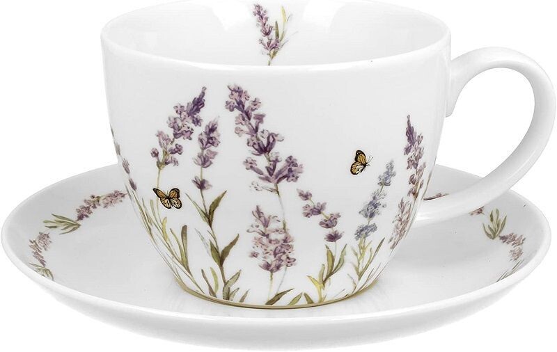 DUO FLORAL Becher PROVANCE mit Untertasse, 1 Stück DUO FLORAL Becher PROVANCE mit Untertasse, 1 Stück