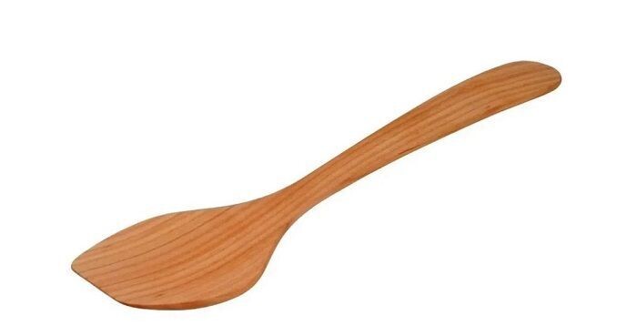 Wok-Wender -  Pfannenwender geölt aus Kirschholz 37 cm , natur 1 Stück von Hofmeister Holzwaren