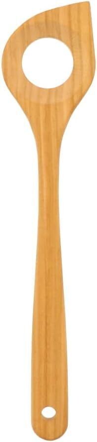 Löffel aus natur Holz, spitz, mit Loch, geölt aus Kirschholz ca. 30 cm