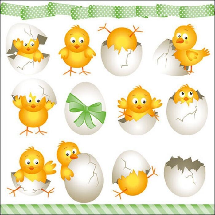 Servietten ca 33x33cm 3-lagig, Lustige Hühner - FSC Mix  - Funny Chickens - Party als Tischdeko