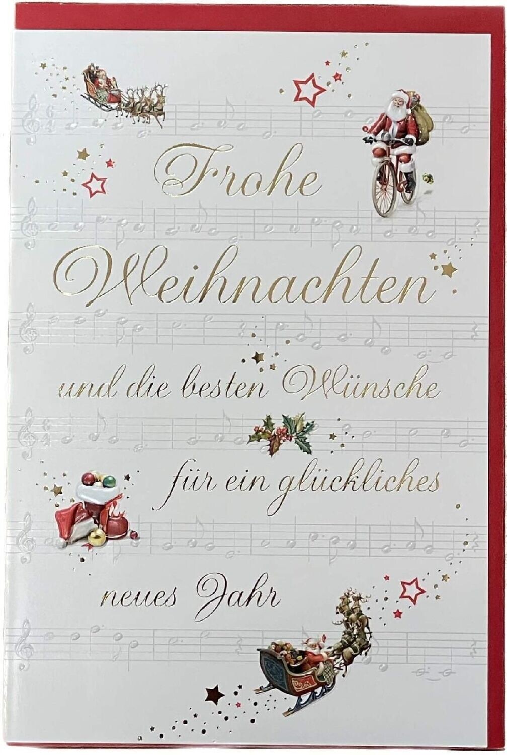 Weihnachtskarte, Grußkarte "Frohe Weihnachten"