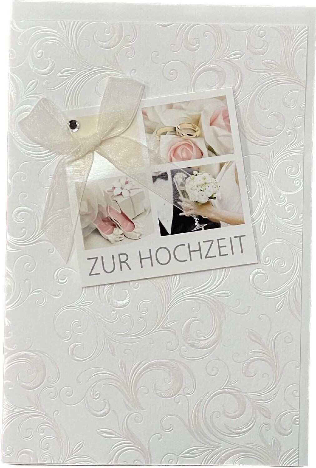 Hochzeitskarte, Grußkarte inklusive Umschlag