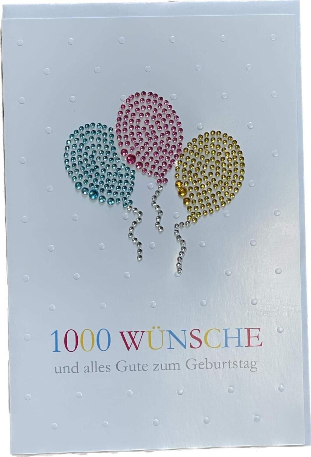 Geburtstag Luftballon - hochwertige Karte mit Umschlag - Home Fashion