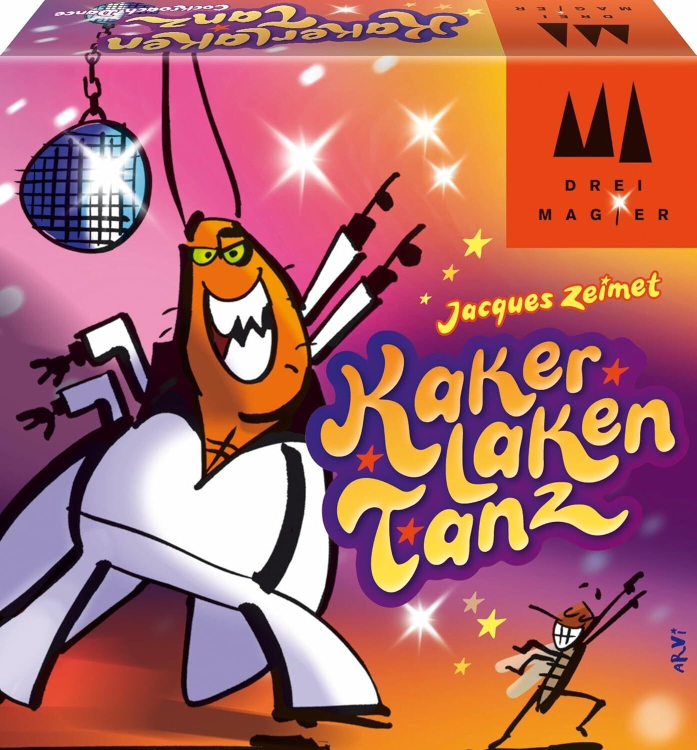 Kakerlakentanz - Kakerlake Kartenspiel Drei Magier Kakerlakenspiel Familienspiel
