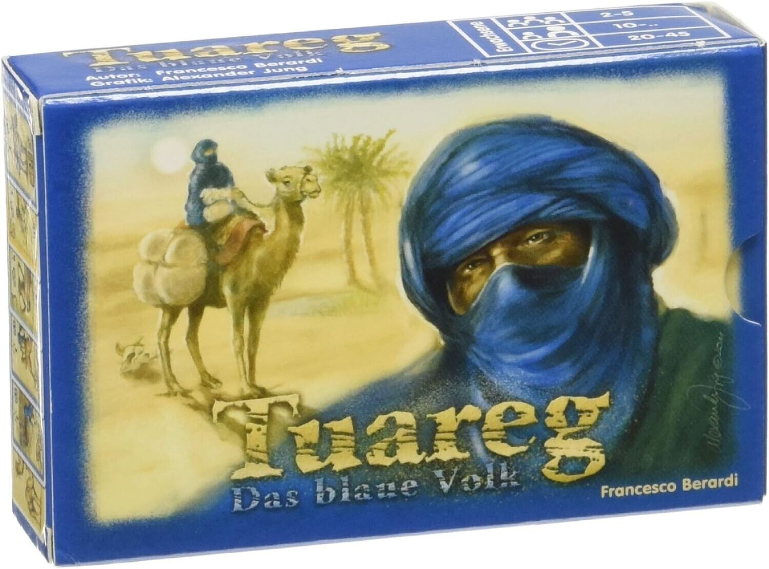 Tuareg Kartenspiel - Timbuktu - Gao -Nomaden, das blaue Volk Taktik, Strategie Familienspiel