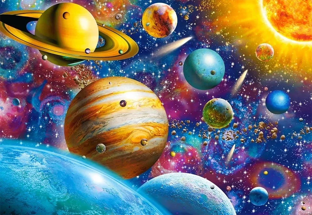 Castorland Puzzle 1000 Teile C-104314-2  Solar System Odyssey