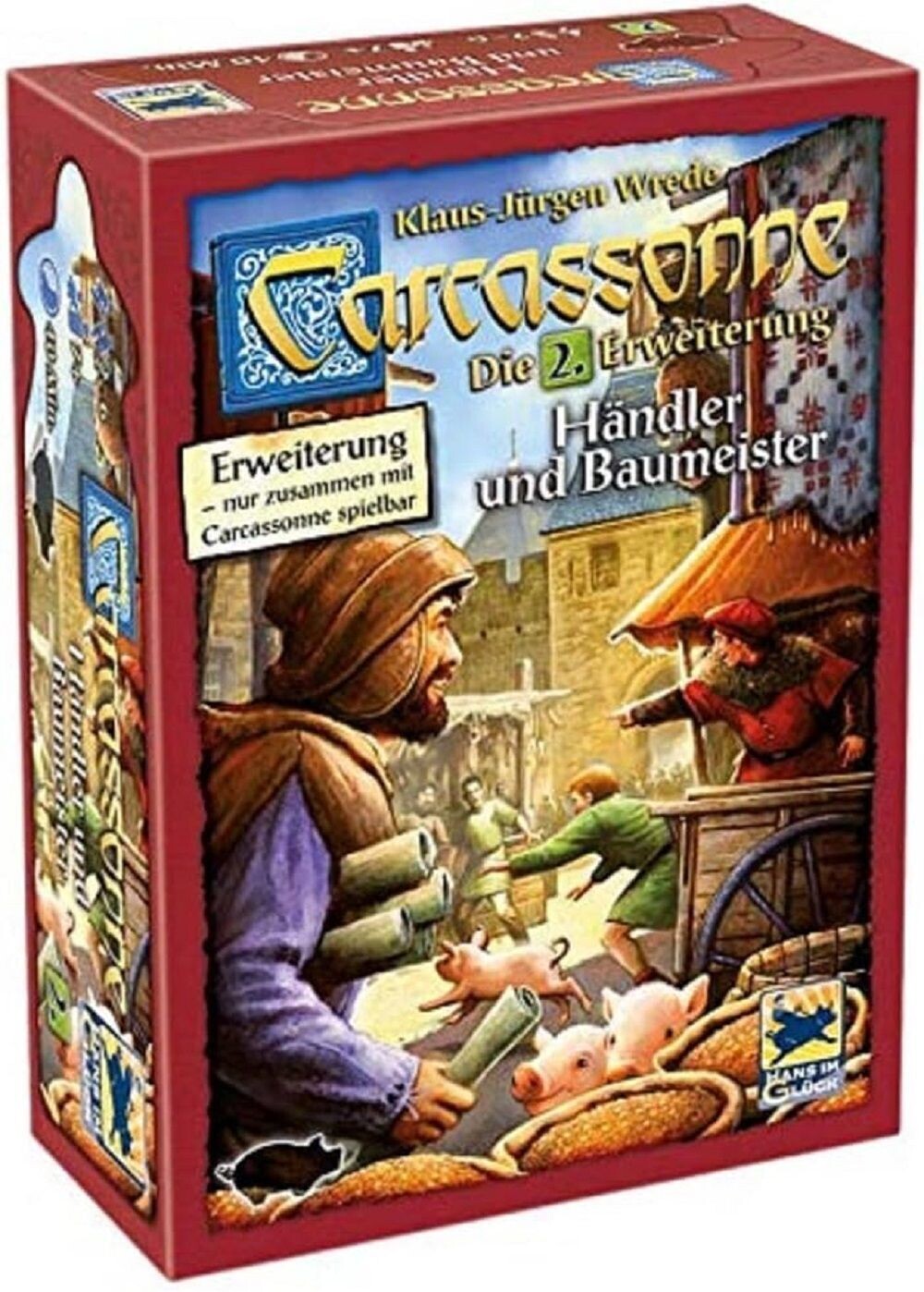 Carcassonne Händler und Baumeister  Erweiterung - Hans im Glück Spiel
