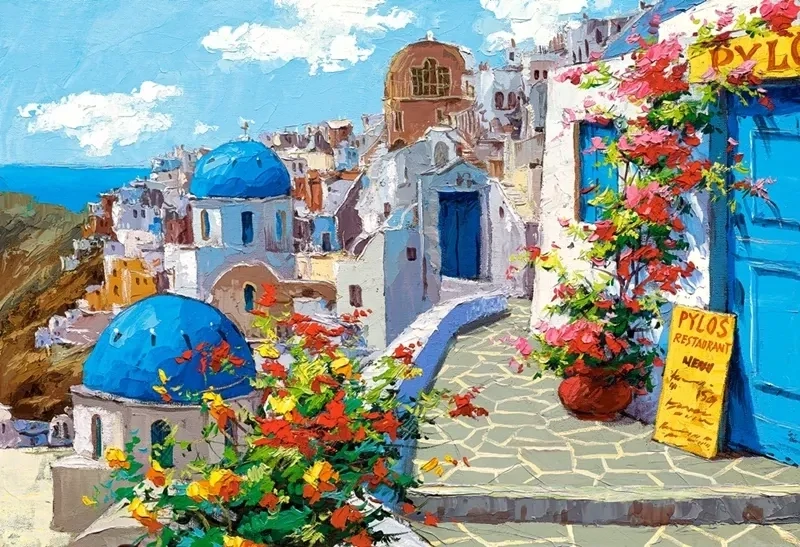 Castorland Puzzle 2000 Teile C-200603 Spring in Santorin