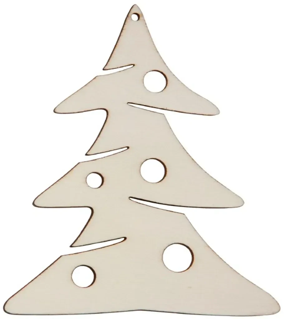 Hofmeister Kinder Fensterbild Weihnachtsbaum aus Holz Bastelartikel als Dekoration geeignet