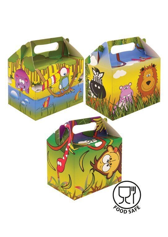 henbrandt X00 480 Jungle Lunch-/Party-lebensmittelboxen 12 Stk