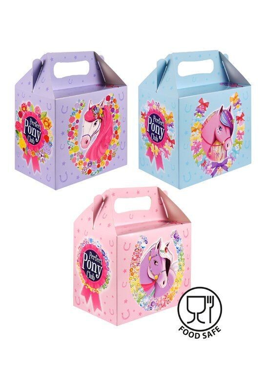 henbrandt X88 338 6 x Pony Lunch-/Party-lebensmittelboxen