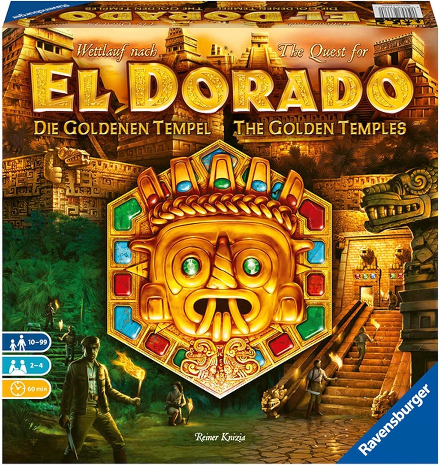 Ravensburger EL DoradoStrategiespiel Wettlauf , Die Goldenen Tempel - Brettspiel