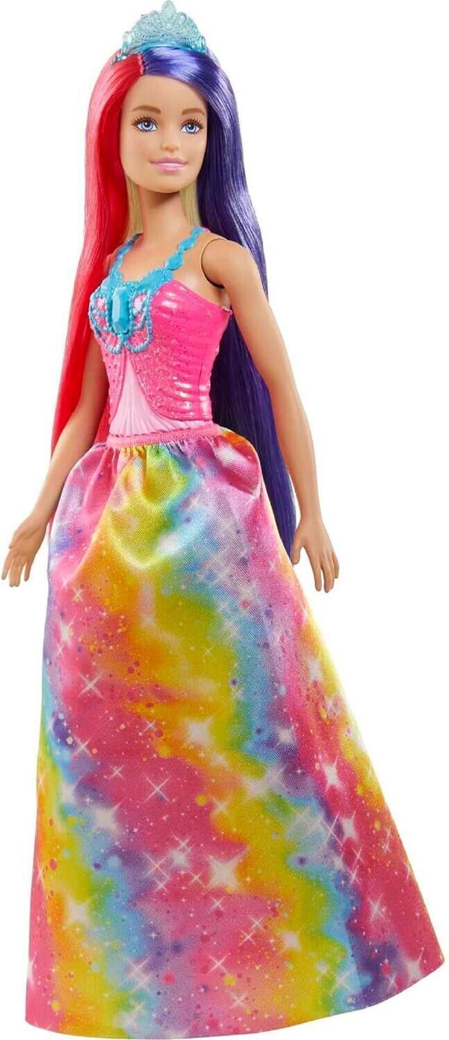 Barbie Anziehpuppe Dreamtopia Prinzessin ca. 30cm Puppe mit langem Haar