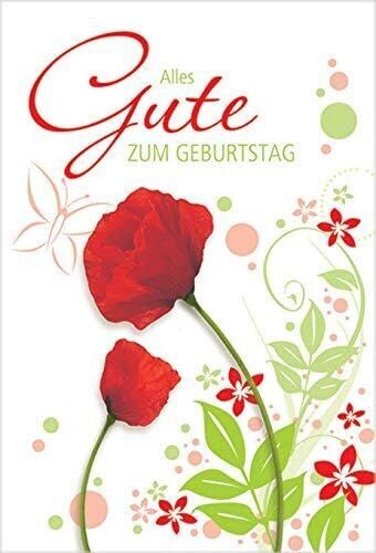 Grußkarte Glückwunschkarte Geburtstag"Alles Gute" Karte Glückwünsche Happy Birthday
