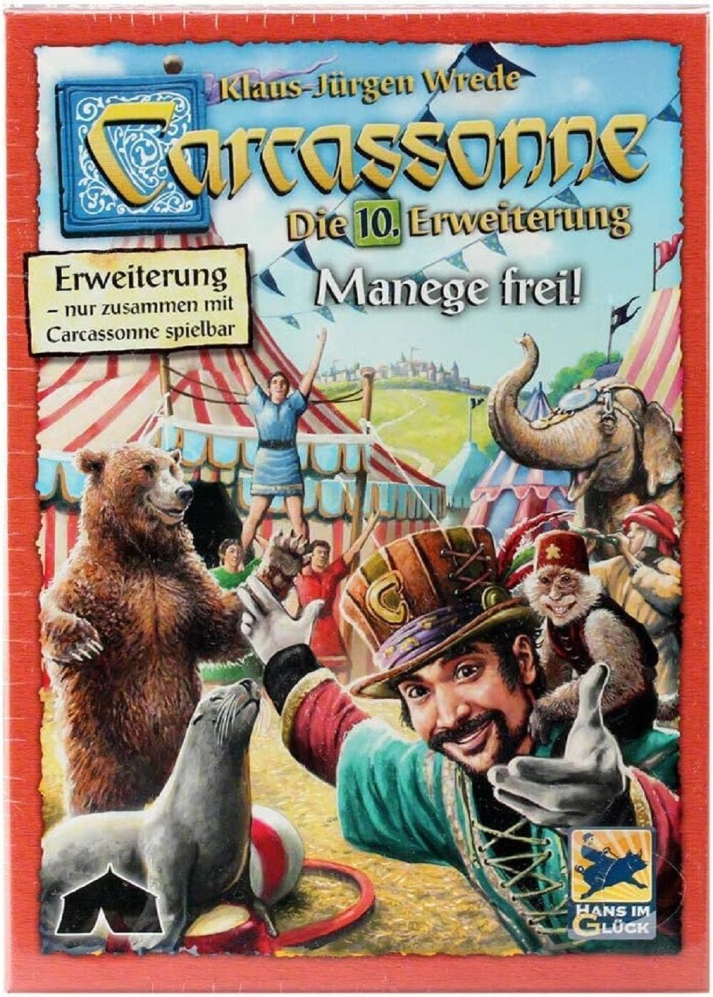 Manege frei - Zirkus Tieren - 10. Erweiterung zu Carcassonne