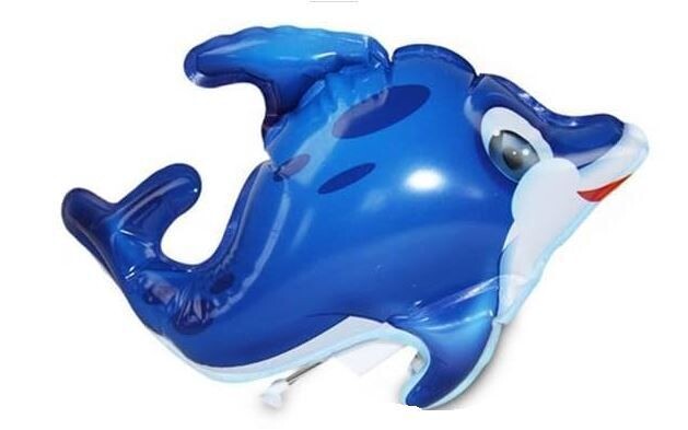 Wasserspielzeug Badewannentiere zum Aufblasen mit Pumpe, 3-fach sortiert, Mitgebsel, (1-tlg)