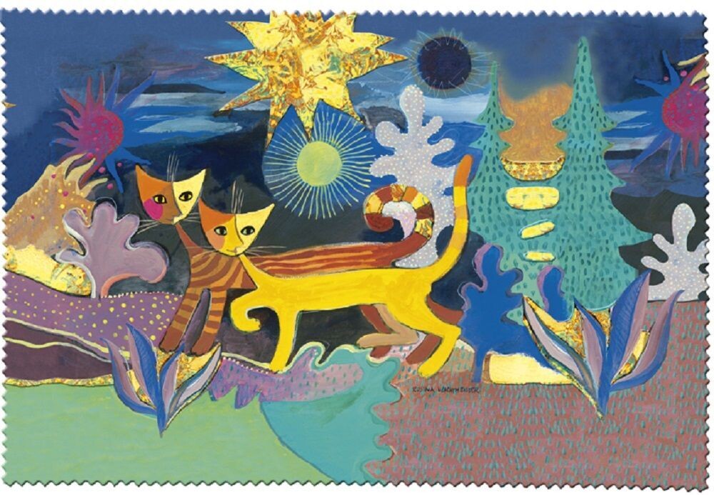 Brillenputztuch "Rosina Wachtmeister - Wonderland" Geschenkartikel Kunst und Kultur- Mikrofasertuch (18x12.5 cm, 1-tlg)