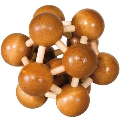 Fridolin Atom 3D-Puzzle Geduldspiele - Motorik Rätsel Spiel- Knobel - Denkspiele, Puzzleteile Fridolin Atom 3D-Puzzle Geduldspiele - Motorik Rätsel Spiel- Knobel - Denkspiele, Puzzleteile