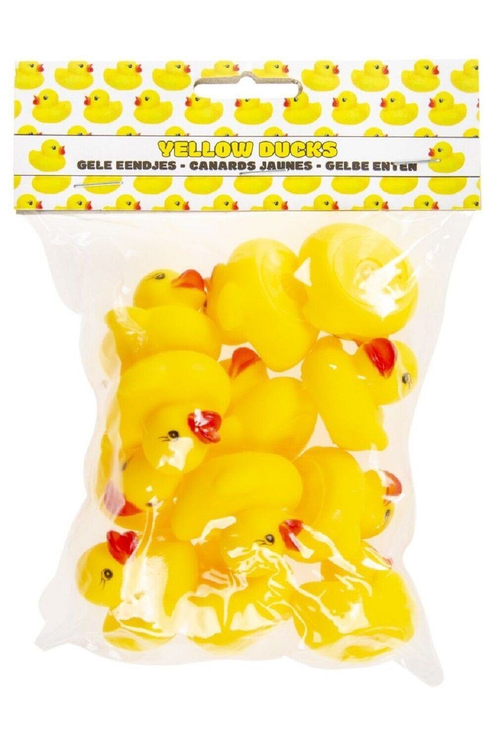 Mini Ente gelb - Gummiente -Party Tisch Dekoration (12-tlg), Bastelartikel zum Basteln und Dekorieren, , LG Design