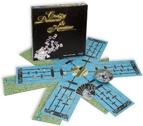 Crazy Diamond & Karatino - Verrückter Diamant Spiel, Strategiespiel Familienspiel - Partyspiel