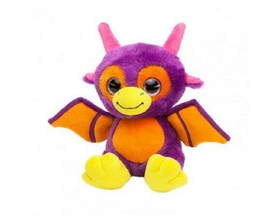 Dinosaurier Plüsch ca. 20 cm - Bauer Blickfänger mit Glitzer Augen - Dino Stofftier (1-St), Saurus Fledermaus / Saurier /Dinosaurs