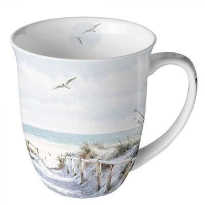 Ambiente Porzellan Becher Mug Kollektion Beach Cabin Ambiente Porzellan Becher Mug Kollektion Beach Cabin