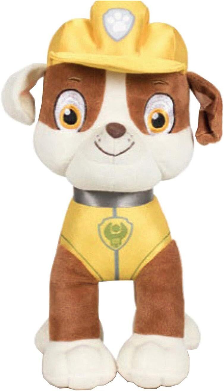 Paw Patrol Plüschfigur Rubble, Weichpuppe ca. 21 cm groß