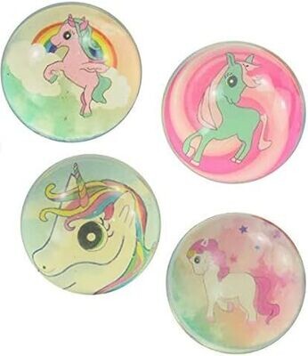 Flummi Einhorn,Glitzerflummr 45mm, 4er Stück, 4- fach sortiert, , LG Design Flummi Einhorn,Glitzerflummr 45mm, 4er Stück, 4- fach sortiert, , LG Design