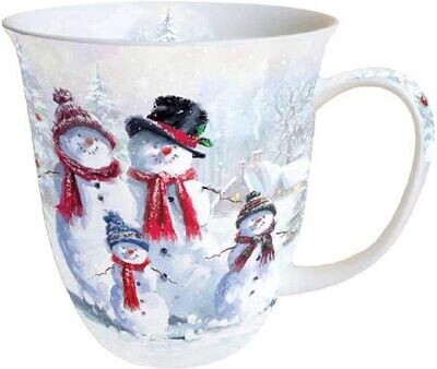 Ambiente Luxury Paper Products Becher Weihnachtsbecher- Silvester - Herbst / Winter Tee - Kaffee Tasse, Porzellan Schneeman, Kollektion Mug Weihnachten Geschenkartikel Ambiente Luxury Paper Products Becher Weihnachtsbecher- Silvester - Herbst / Winter Tee - Kaffee Tasse, Porzellan Schneeman, Kollektion Mug Weihnachten Geschenkartikel