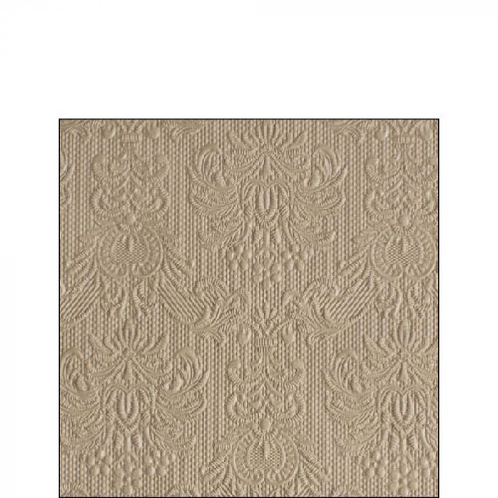 Ambiente Eleganz  - geprägt  Cocktail Servietten - Elegance - geprägt - 25x25cm - 15 Stück