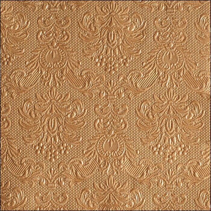 Servietten Elegance bronze FSC Mix,  Papierservietten geprgt, 3-lagig ca. 33cm