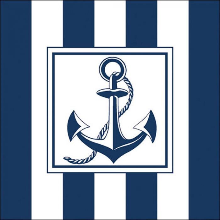 Anchor blue FSC Mix, 20 Stück Papierservietten, 3-lagig ca. 33cm Anchor blue FSC Mix, 20 Stück Papierservietten, 3-lagig ca. 33cm