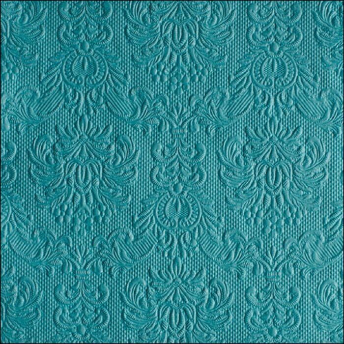 Elegance petrol FSC Mixm, Papierservietten geprägt , 3-lagig ca. 33cm