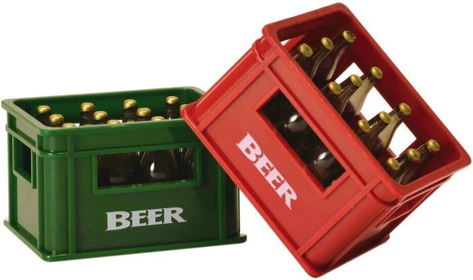 Bierkiste Flaschenöffner mit Magnet Rot- Bierkasten Bieröffner Kapselheber
