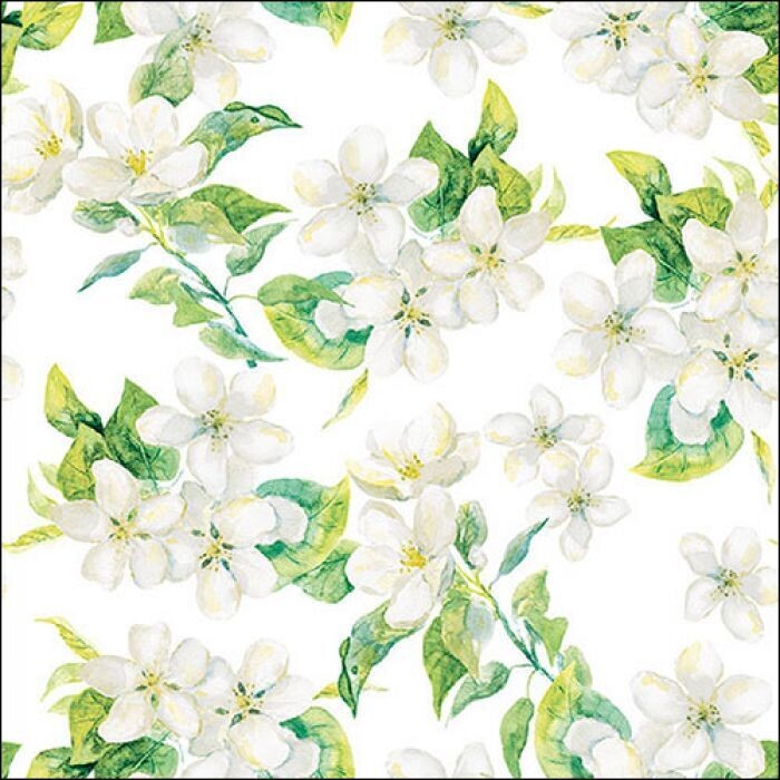 Cherry blossom grey FSC Mix,  20 Stück Papierservietten, 3-lagig ca. 33cm