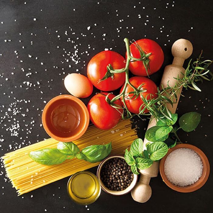 Italian food FSC Mix,  20 Stück Papierservietten, 3-lagig ca. 33cm