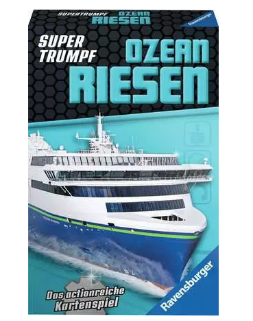 Ozeanriesen - Quartett , Kartenspiel Ravensburger Supertrumpf