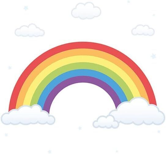 20 Servietten Regenbogen 33 x33 cm - Ambiente 20 Servietten Regenbogen 33 x33 cm - Ambiente