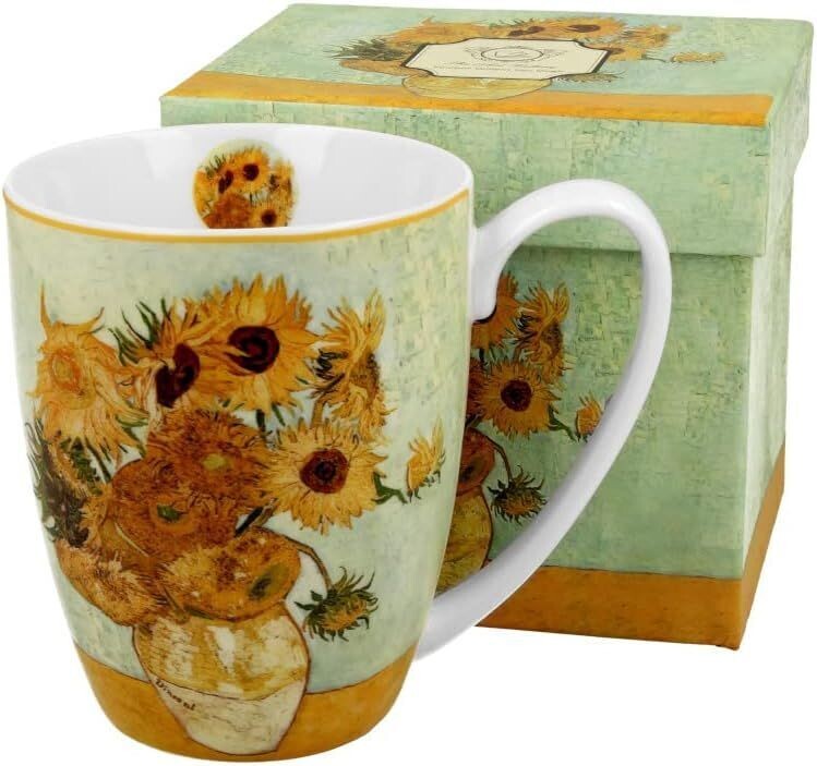 DUO  ART GALLERY Sonnenblumen Klassischer Becher 380 ml SUNFLOWERS Van Gogh