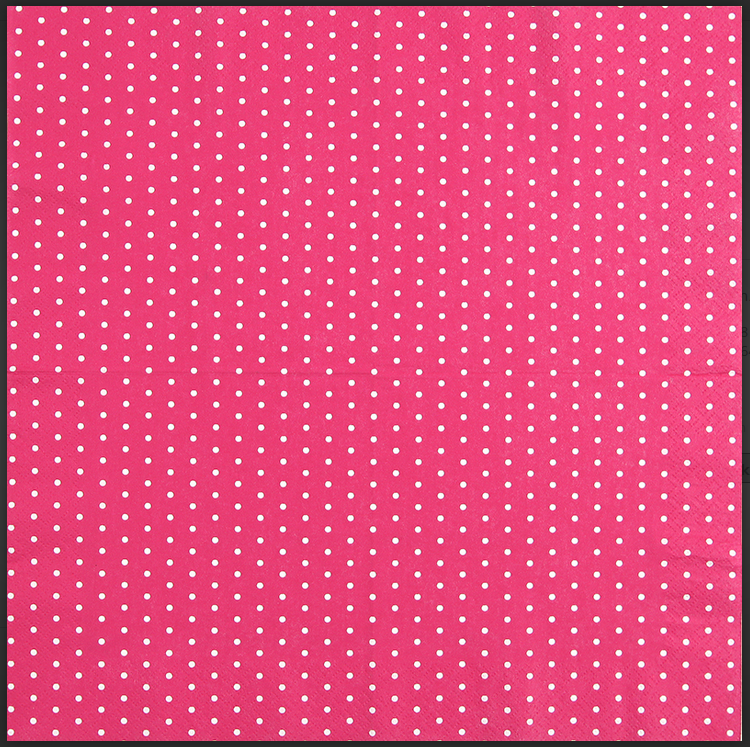 211358 Mini Dots Berry 20 Servietten, 33 cm,  Tischdeko, Serviettentechnik, Decoupage geeignet.